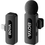 BOYA Mikrofon - BY-V1 V2.0 (Vezeték nélküli, fekete, Lightning)