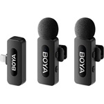 BOYA Mikrofon - BY-V2 V2.0 (Vezeték nélküli, fekete, Lightning)