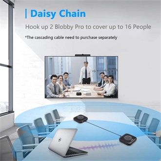 BOYA Mikrofon - Blobby Pro (Bluetooth konferencia mikrofon, hangszóró, fekete)
