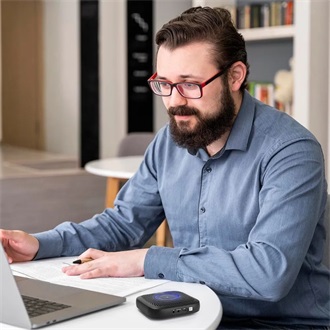BOYA Mikrofon - Blobby Pro (Bluetooth konferencia mikrofon, hangszóró, fekete)