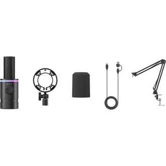 BOYA Mikrofon - CastMic S60B (USB, fekete) + Boom Arm állvány
