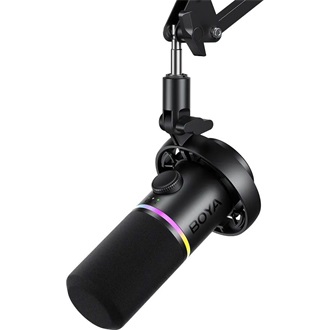 BOYA Mikrofon - CastMic S60 (USB, LED, fekete)