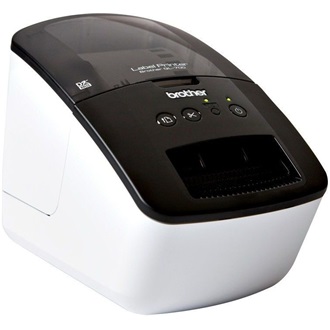 BROTHER Címkenyomtató QL-700, asztali, thermál, 93 címke/perc, 150mm/mp, USB, 300dpi, LED kijelző, DK címke