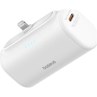 Baseus Compact iPhone 5000mAh Li-ion powerbank fehér