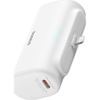 Baseus Compact iPhone 5000mAh Li-ion powerbank fehér