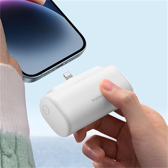 Baseus Compact iPhone 5000mAh Li-ion powerbank fehér