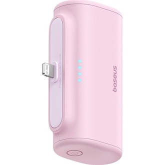 Baseus Compact iPhone 5000mAh Li-ion powerbank rózsaszín