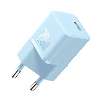 Baseus GaN5 Mini 20W univerzális hálózati töltő adapter kék