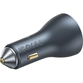 Baseus Golden Contactor Pro GaN 65W univerzális autós töltő adapter szürke