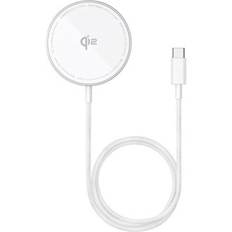 Baseus Simple Mini4 Magnetic 15W univerzális vezeték nélküli töltő adapter fehér