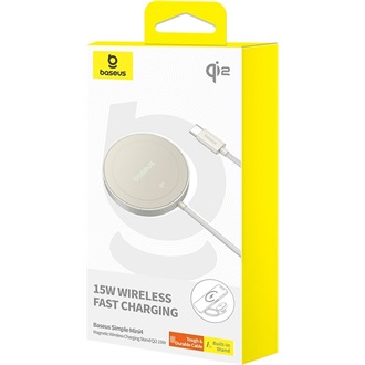 Baseus Simple Mini4 15W univerzális vezeték nélküli töltő adapter arany