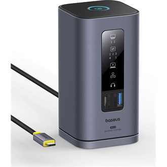 Baseus Spacemate 10-port 100W USB-C dokkoló szürke
