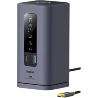 Baseus Spacemate 10-port 100W USB-C dokkoló szürke