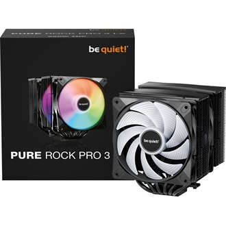 be quiet! Pure Rock Pro 3 LX Black processzor hűtő fekete