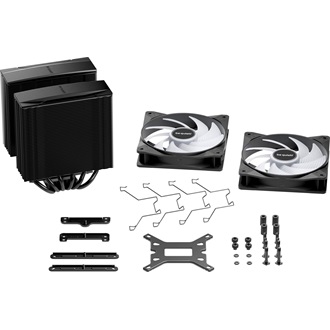 be quiet! Pure Rock Pro 3 LX Black processzor hűtő fekete