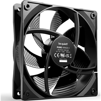 be quiet! Pure Wings 3 120mm rendszerhűtő ventilátor fekete