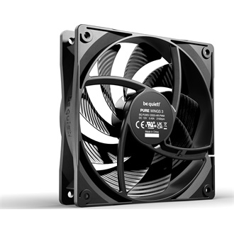 be quiet! Pure Wings 3 120mm PWM high-speed rendszerhűtő ventilátor fekete