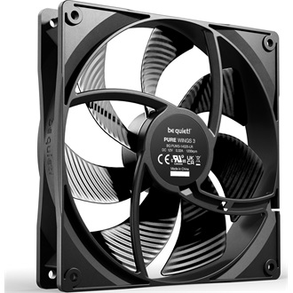 be quiet! Pure Wings 3 140mm rendszerhűtő ventilátor fekete
