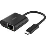 Belkin USB-C to Ethernet + Charge Adapter 100W Black
