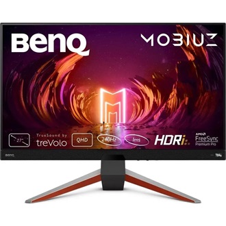 Benq EX270QM MOBIUZ 27" IPS LED gaming monitor szürke-piros 240Hz FreeSync Premium Pro