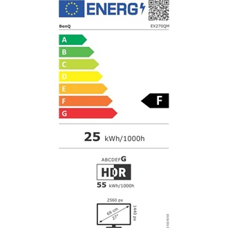 Benq EX270QM MOBIUZ 27" IPS LED gaming monitor szürke-piros 240Hz FreeSync Premium Pro