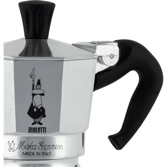 Bialetti Moka Express kotyogós kávéfőző 18-személyes szürke