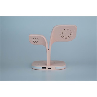 Boost YM-UD22 5-in-1 15W vezeték nélküli töltő adapter rózsaszín