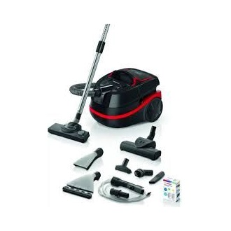 Bosch BWD421POW száraz-nedves porszívó fekete-piros