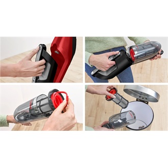 Bosch Flexxo Gen2 ProAnimal 2-in-1 álló akkumulátoros porszívó piros