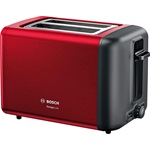 Bosch TAT3P424 DesignLine kenyérpirító 2-szeletes piros-fekete