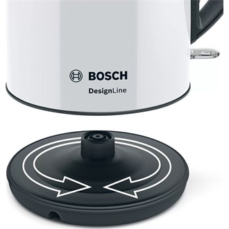 Bosch TWK3P421 DesignLine 1,7 L -es fehér vízforraló