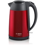 Bosch TWK3P424 DesignLine vízforraló 1,7L piros-fekete