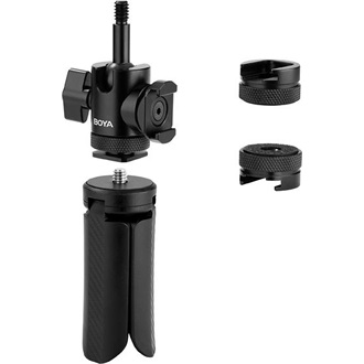 Boya BY-K1 Jack 3,5mm - Lightning M/M audio kábel 0.2m fekete