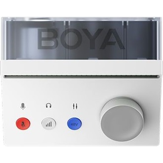 Boya Caster X1 24-bit USB-C; 3,5/6,5mm jack; XLR gaming audio mixer fehér