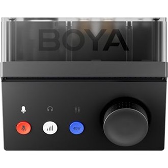 Boya Caster X1 24-bit USB-C; 3,5/6,5mm jack; XLR gaming audio mixer fekete