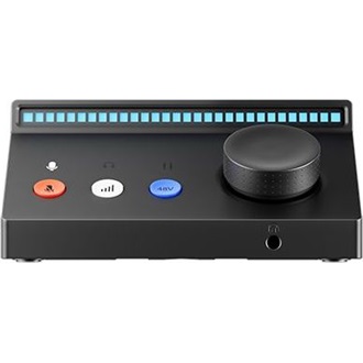 Boya Caster X1 24-bit USB-C; 3,5/6,5mm jack; XLR gaming audio mixer fekete