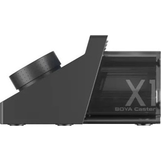 Boya Caster X1 24-bit USB-C; 3,5/6,5mm jack; XLR gaming audio mixer fekete