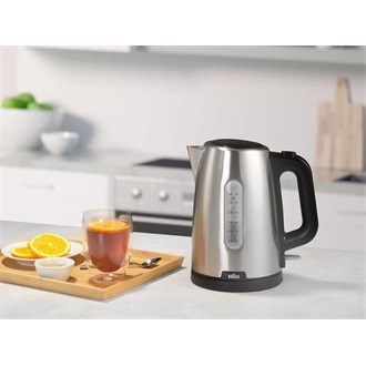 Braun Breakfast 1 WK1500BK 1,7L-es rozsdamentes acél - fekete vízforraló