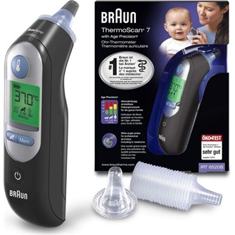 Braun Thermoscan 7 IRT 6520B fül lázmérő fekete