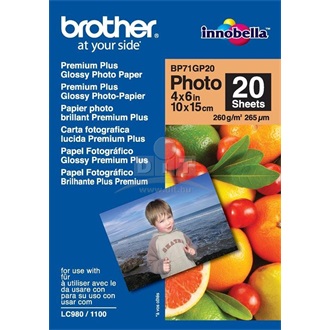 Brother BP71GP20 A6 (10×15cm) fotópapír