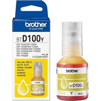 Brother BTD100Y tintapatron sárga