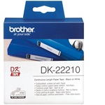 Brother DK22210 29mm x 30,48m öntapadós, fehér papírszalag tekercs címketekercs fehér
