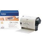 Brother DK-11240 Label Roll – Black on White, 102mm × 51mm címketekercs fekete-fehér