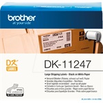 Brother DK-11247 102×164mm 30,48m Black on White címketekercs fekete-fehér