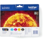 Brother LC980VALBP LC980 CMYK DCP145C/ DCP165C/ MFC250C/MFC290C tintapatron készlet tintapatron 4-color