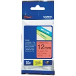 Brother TZE-431 laminált P-touch szalag (12mm) Black on Red - 8m