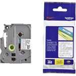 Brother TZE135 12mm WHITE ON CLEAR festékszalag fehér-átlátszó