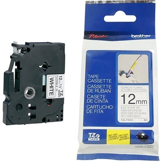 Brother TZEFX231 12mm fluo.sárga alapon fekete festékszalag sárga-fekete