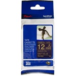 Brother TZERN34 tape 12mm Gold/Navy-blue ribbon festékszalag sárga-kék