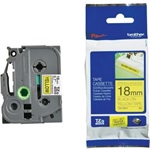 Brother TZES641 18mm BLACK ON YELLOW ADHESIVE TAPE festékszalag fekete-sárga